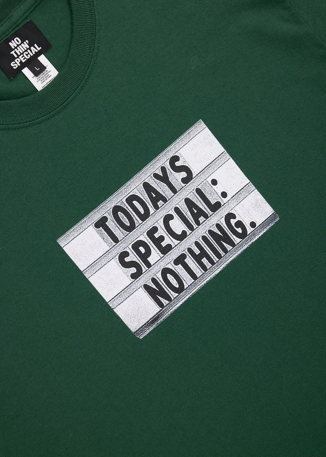 TODAYFUL Nothing Special ロゴ Tシャツ 春 グレー TODAY'S SPECIAL TEE — NOTHIN'SPECIAL